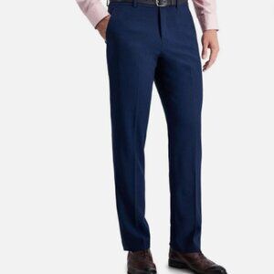 Perry Ellis Dark Navy Men's Modern-Fit Stretch Resolution Pants 34x29 NWT